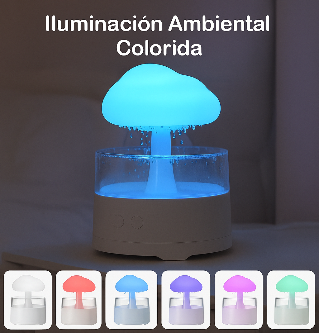 Humidificador nube de lluvia